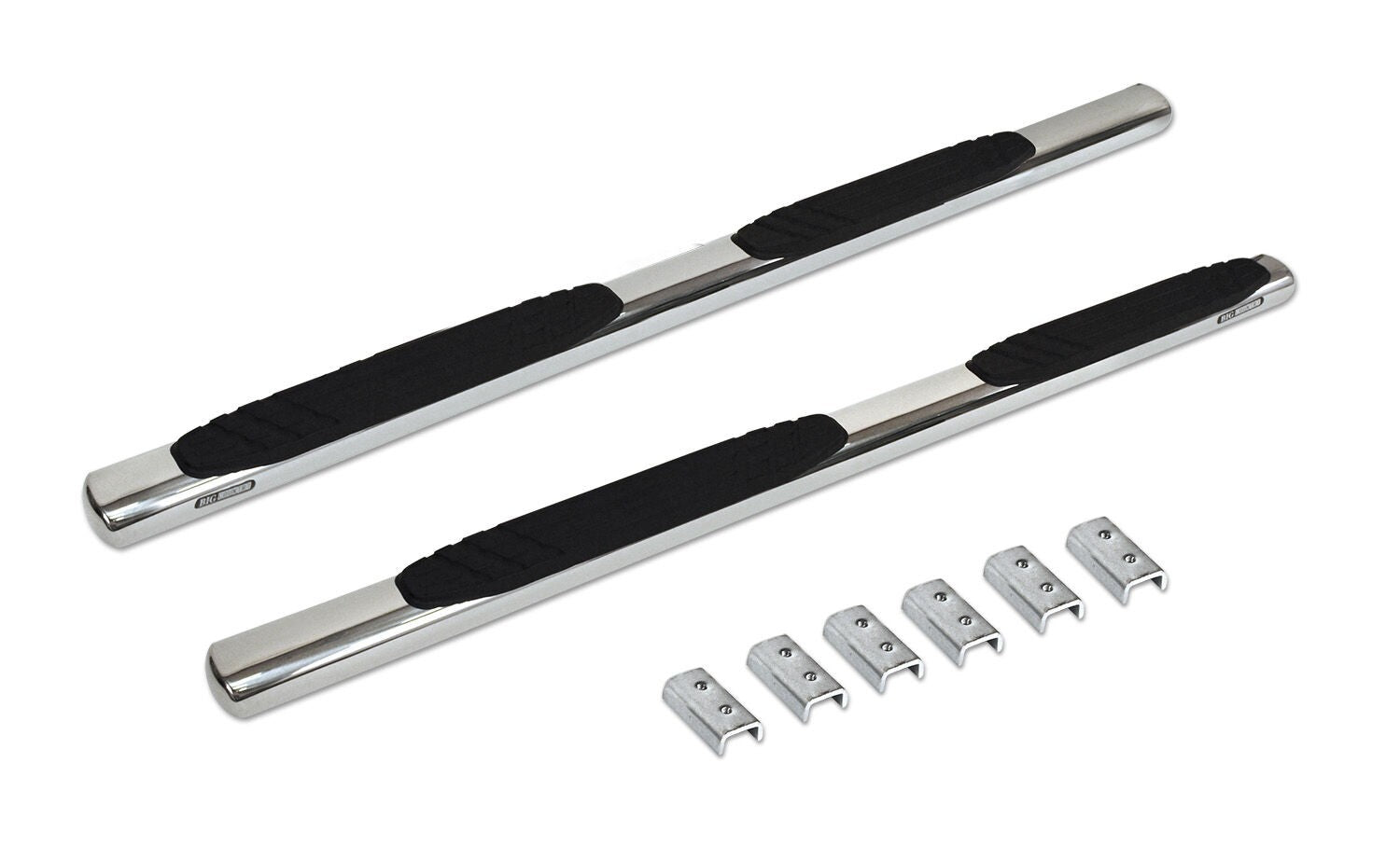 4 Inch OE Xtreme SideSteps With Mounting Bracket Kit Polished Stainless Steel 2019-2026 Silverado/Sierra 1500/2500 HD Go Rhino-4