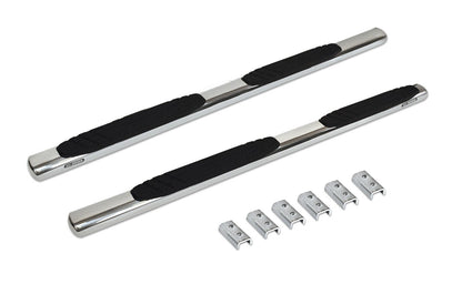 4 Inch OE Xtreme SideSteps With Mounting Bracket Kit Polished Stainless Steel 2019-2026 Silverado/Sierra 1500/2500 HD Go Rhino-4