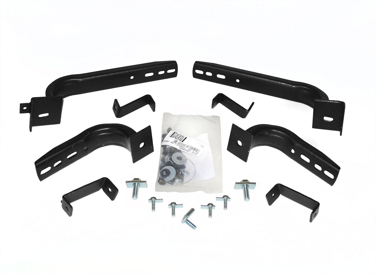 OE Xtreme Side Steps Mounting Brackets Only Textured Black 2013-2018 Toyota RAV4 Go Rhino