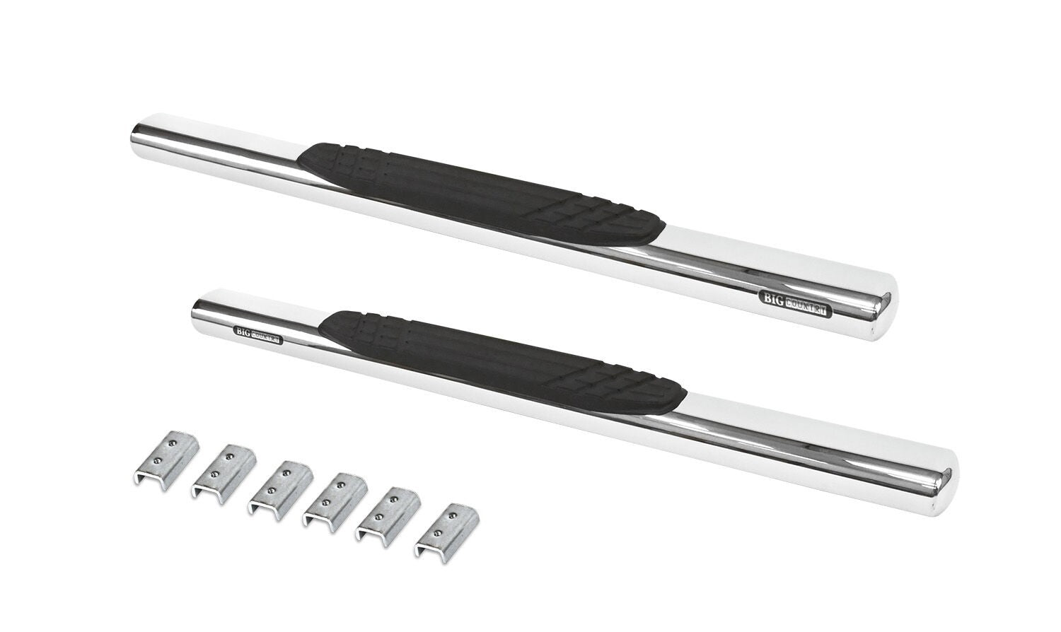4 Inch OE Xtreme SideSteps With Mounting Bracket Kit Polished Stainless Steel 2009-2025 Dodge Ram 150/2500/3500 Go Rhino-2