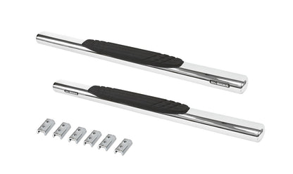 4 Inch OE Xtreme SideSteps With Mounting Bracket Kit Polished Stainless Steel 2009-2025 Dodge Ram 150/2500/3500 Go Rhino-2