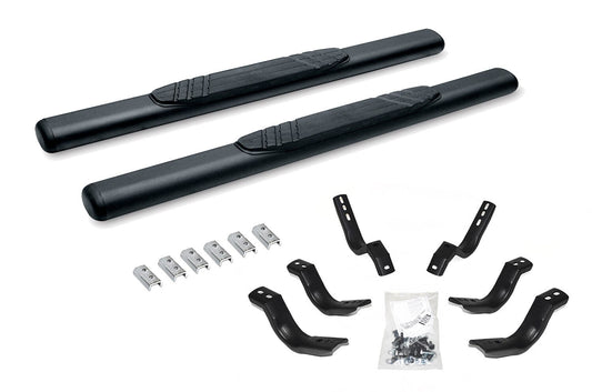 4 Inch OE Xtreme SideSteps With Mounting Bracket Kit Textured Black 2009-2025 Dodge Ram 150/2500/3500 Go Rhino