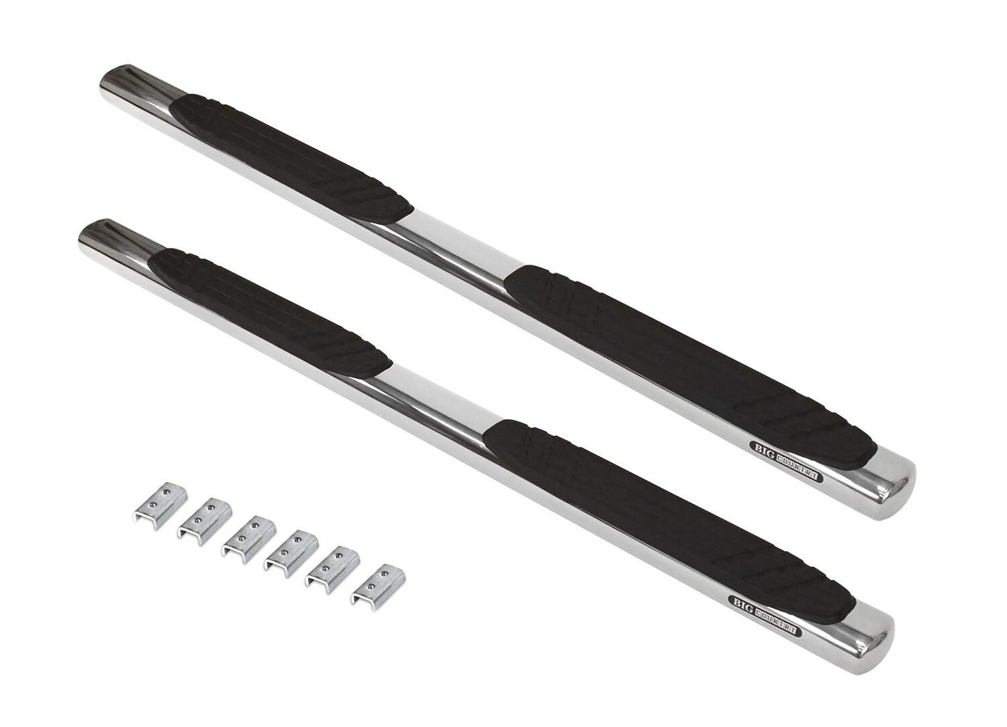 4 Inch OE Xtreme SideSteps With Mounting Bracket Kit Polished Stainless Steel 2009-2014 Dodge Ram 1500 Go Rhino