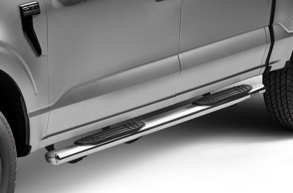 4 Inch OE Xtreme SideSteps With Mounting Bracket Kit Polished Stainless Steel 2015-2026 Ford F-150/ F-250/F-350 Go Rhino-9