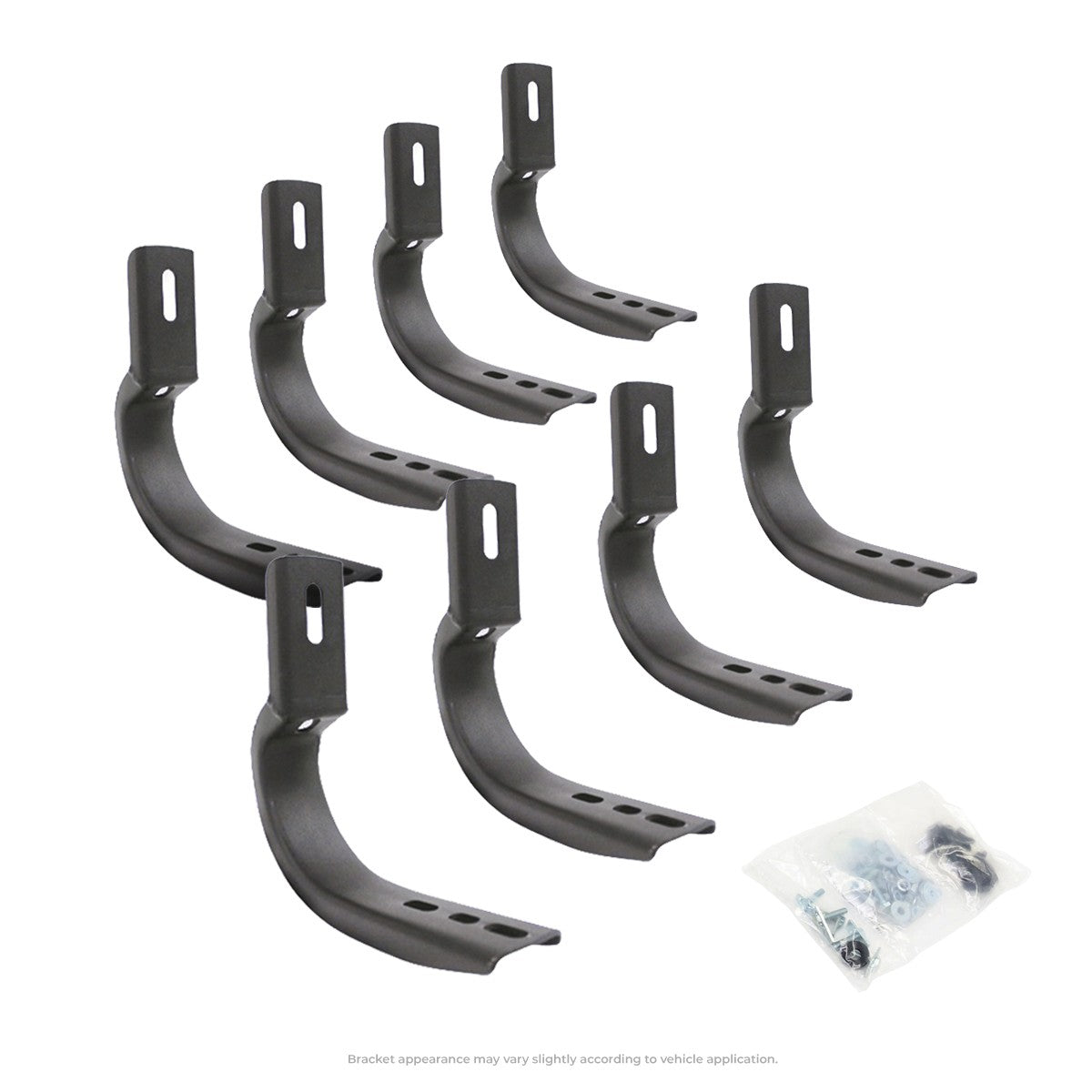 OE Xtreme Side Steps Mounting Brackets Only Textured Black 2020-2025 Jeep Gladiator Go Rhino-1