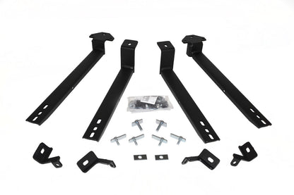 OE Xtreme Cab Length Side Steps Brackets Only Textured Black 2011-2013 Kia Sorento Go Rhino