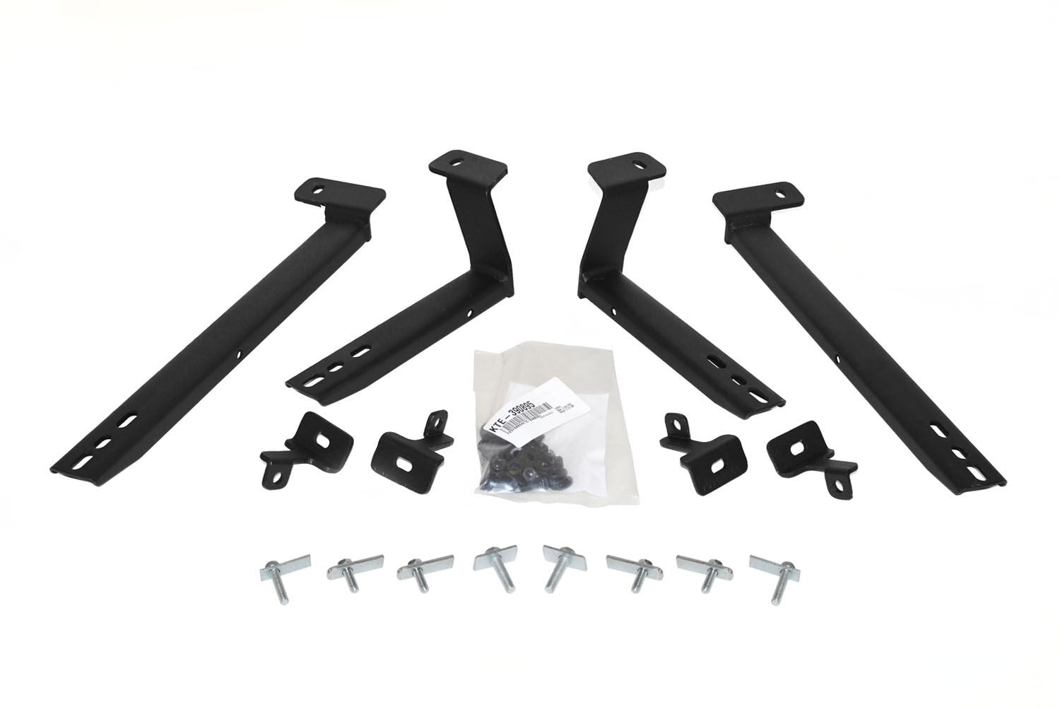 OE Xtreme Side Steps Mounting Brackets Only Textured Black 2011-2013 Kia Sportage Go Rhino