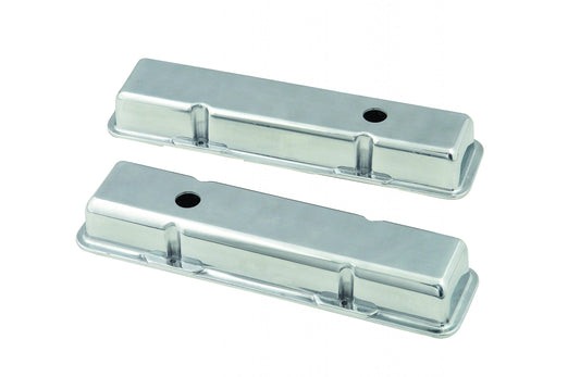 Aluminum Short-Style Valve Covers Fits 1960-1986 Chevrolet 262-400 Gen I Small Block Mr Gasket