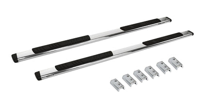 5 Inch OE Xtreme Low Profile SideSteps With Mounting Bracket Kit Polished Stainless Steel 2009-2010 Dodge Ram 1500/2500/3500 Go Rhino-1