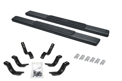 5 Inch OE Xtreme Low Profile SideSteps With Mounting Bracket Kit Textured Black 2021-2025 Ford Bronco Go Rhino-5