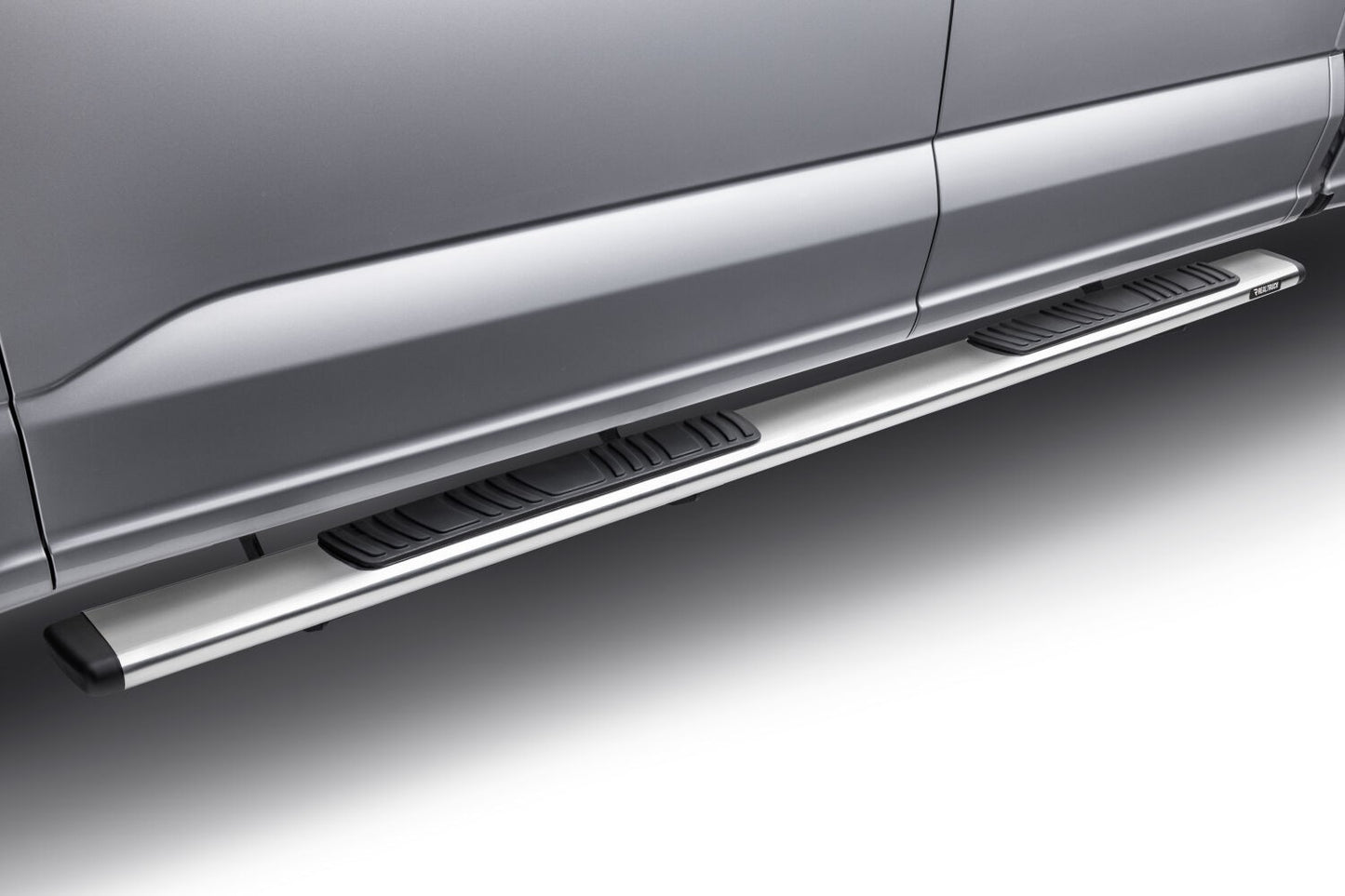 5 Inch OE Xtreme Low Profile SideSteps With Mounting Bracket Kit Polished Stainless Steel 2015-2026 Ford F-150/ F-250/F-350 Go Rhino-5