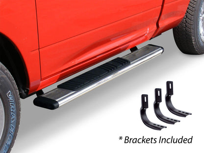 5 Inch OE Xtreme Low Profile SideSteps With Mounting Bracket Kit Polished Stainless Steel 1999-2016 Ford F-250/F-350 Go Rhino-4