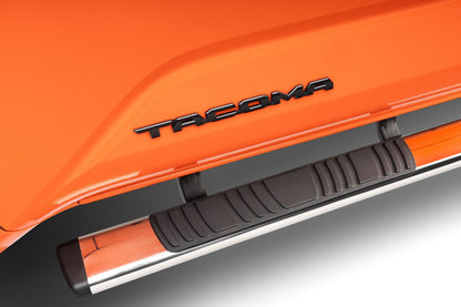 5 Inch OE Xtreme Low Profile Side Steps with Mounting Brackets Kit Polished Stainless Steel 2024-2026 Toyota Tacoma Go Rhino-2