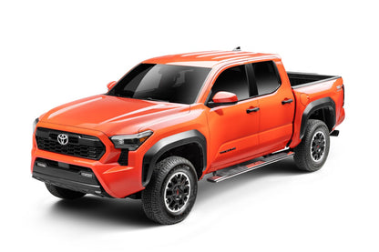5 Inch OE Xtreme Low Profile Side Steps with Mounting Brackets Kit Polished Stainless Steel 2024-2026 Toyota Tacoma Go Rhino-4