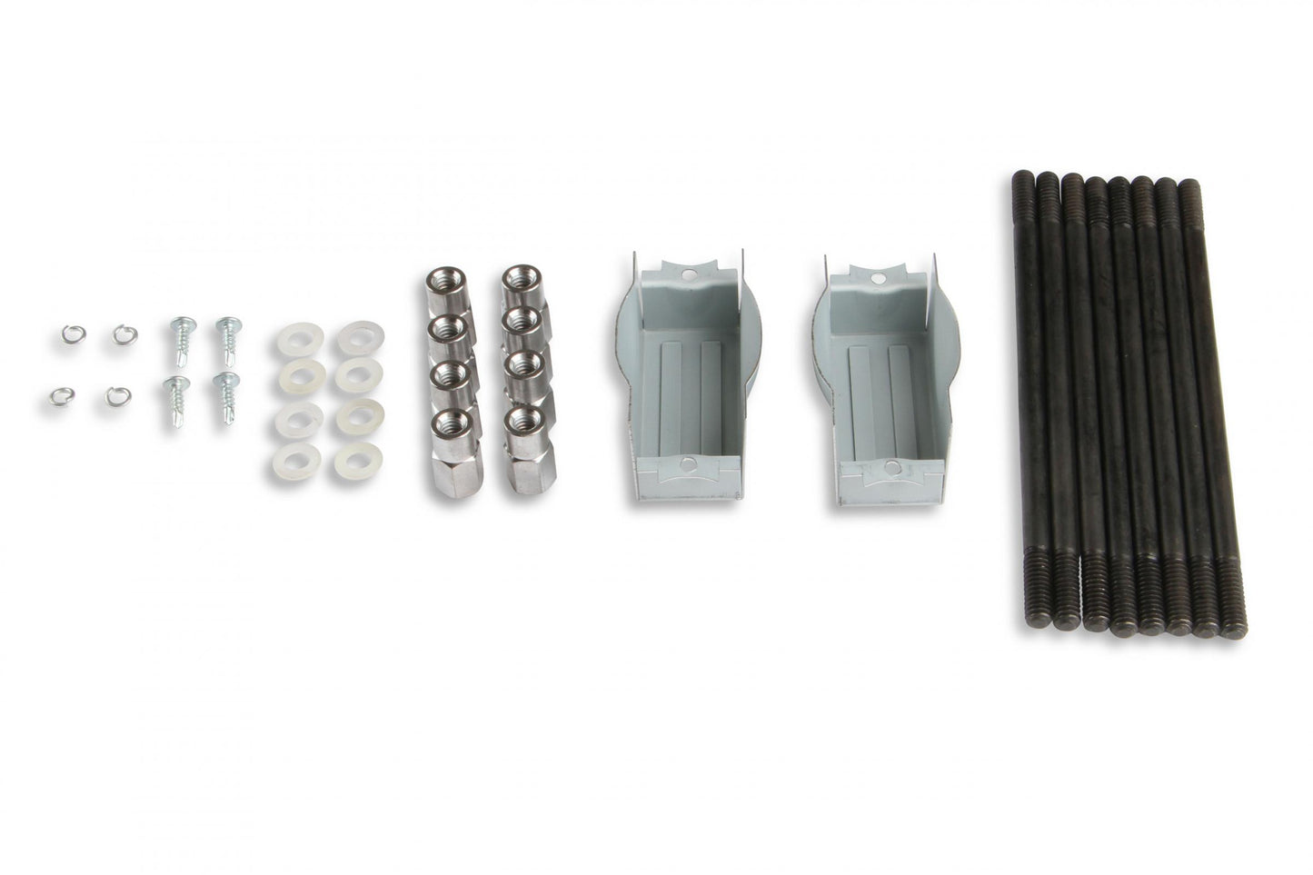 Cast Aluminum Ball Milled Center Bolt Valve Covers Polished Fits 1987-1997 Chevrolet 305/350 Small Block Mr Gasket-3