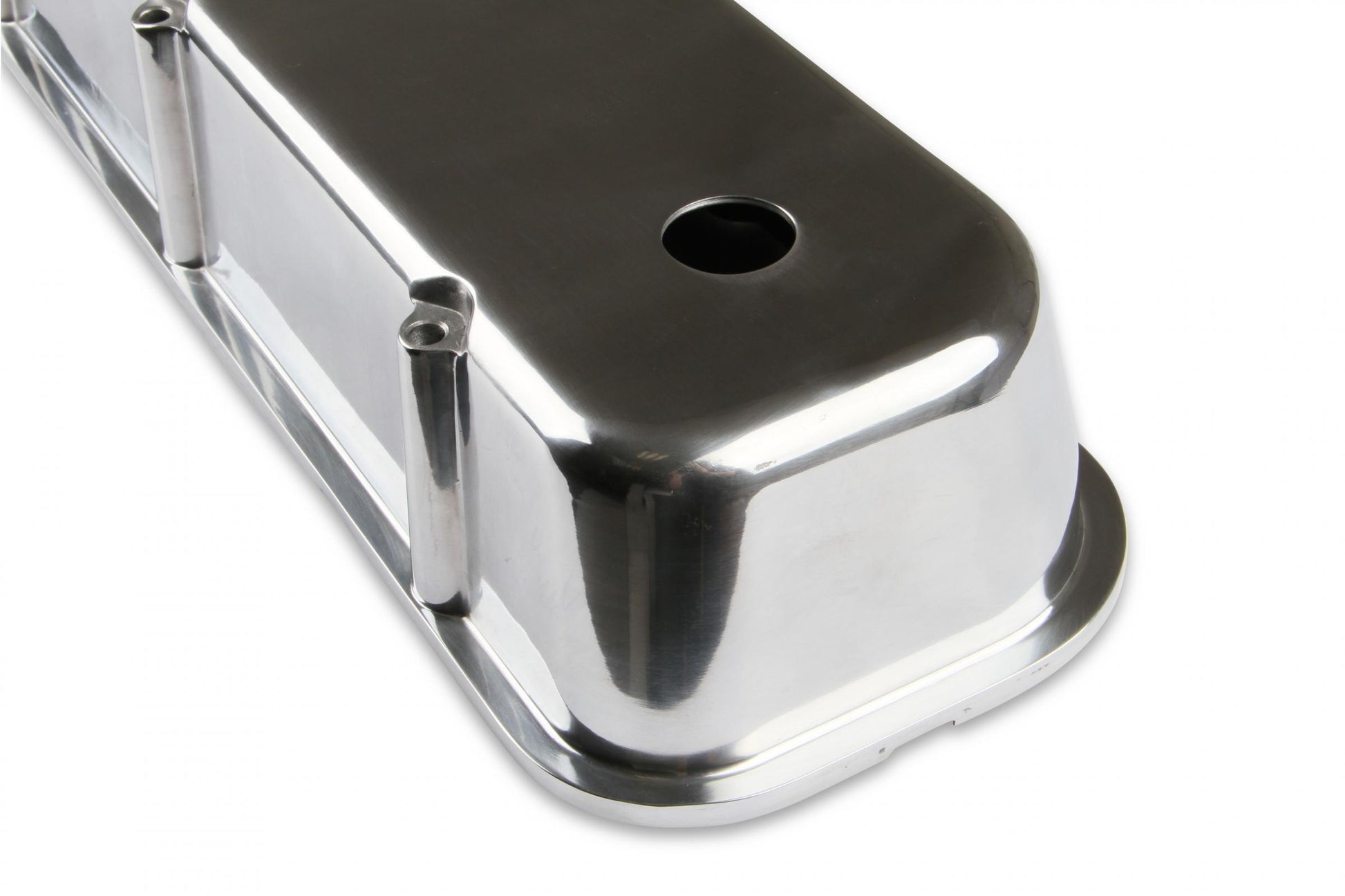 Cast Aluminum Tall Valve Covers Polished Fits 1965-2000 Chevrolet 396-454 Big Block Mr Gasket-2