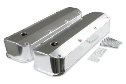 Fabricated Aluminum Valve Covers Silver Finish Fits 1964-1991 Chrysler 273-360 Small Block except Magnum Mr Gasket