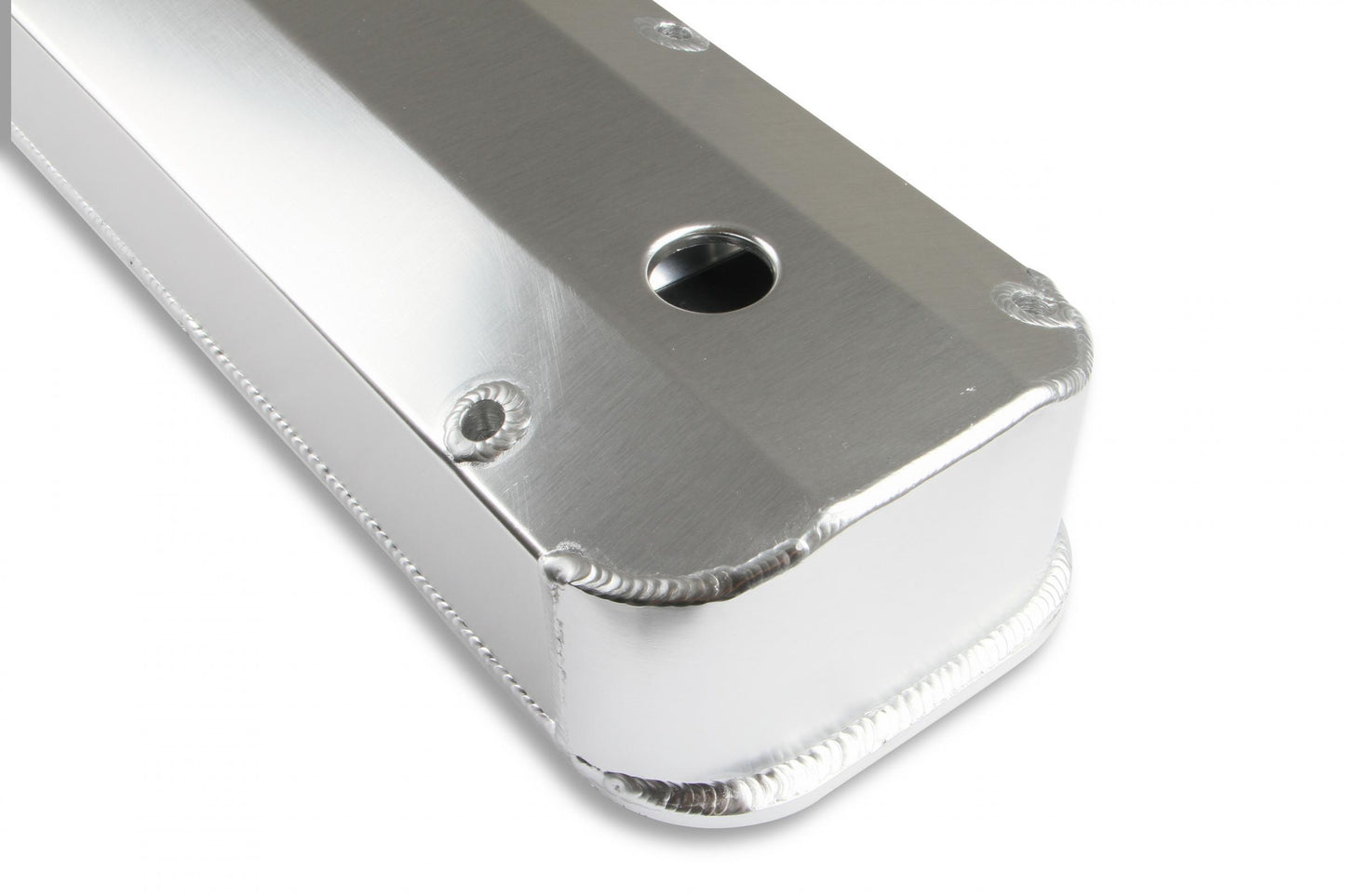 Fabricated Aluminum Valve Covers Silver Finish Fits 1964-1991 Chrysler 273-360 Small Block except Magnum Mr Gasket-2