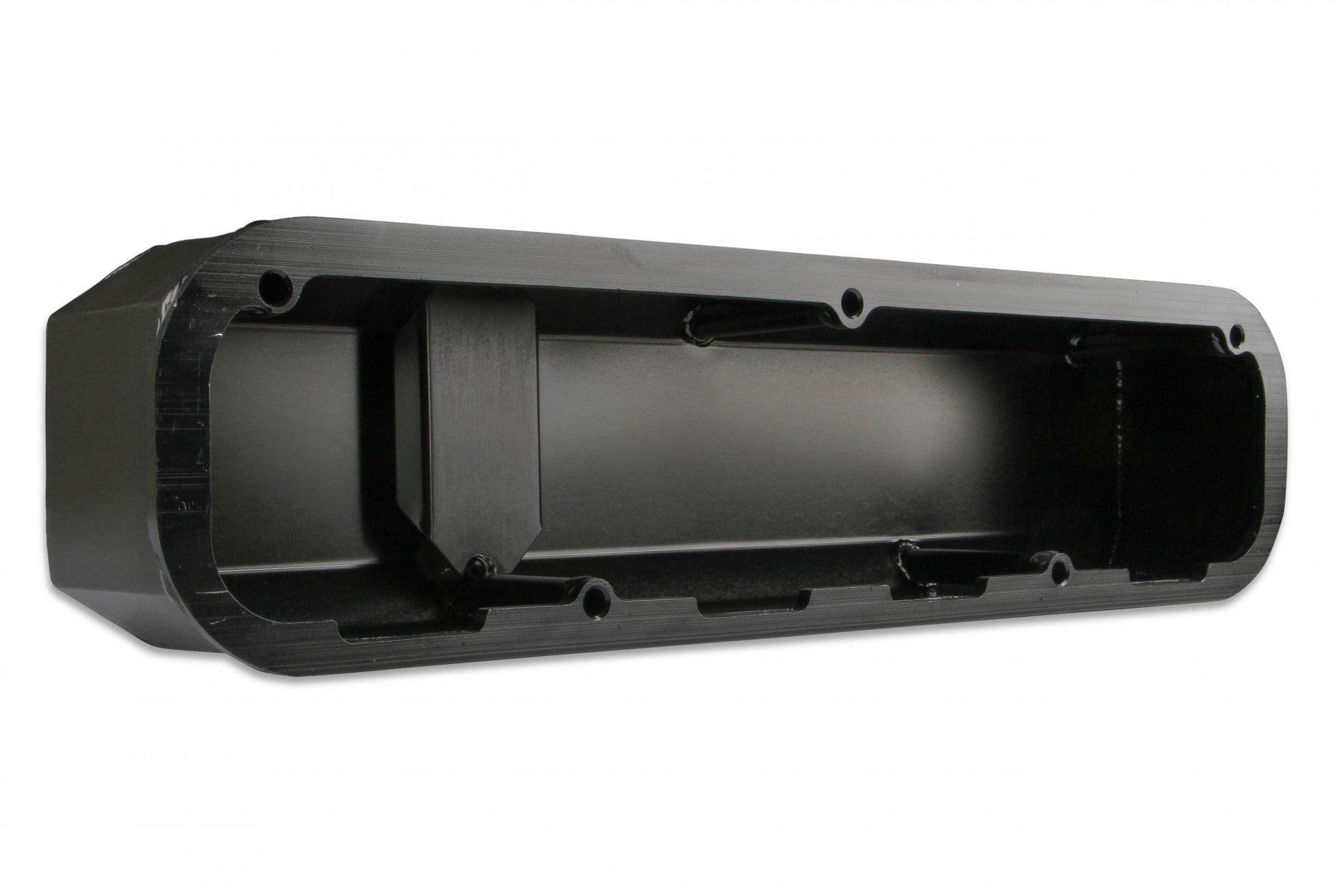 Fabricated Aluminum Valve Covers Black Finish Fits 1964-1991 Chrysler 273-360 Small Block except Magnum Mr Gasket-1