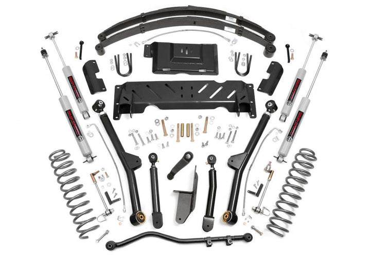 Rough Country 4.5 Inch Jeep Long Arm Suspension Lift System 84-01 XJ Cherokee-2.5L/4.0L Rough Country