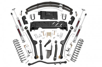 4.5 Inch Jeep Long Arm Suspension Lift System 84-01 XJ Cherokee-2.5L/4.0L Rough Country