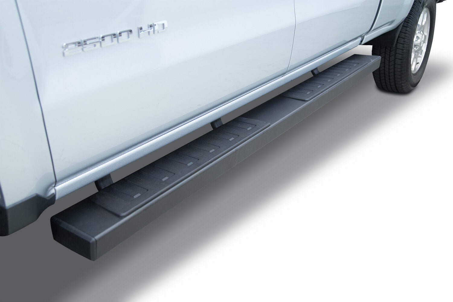 6 Inch OE Xtreme II SideSteps With Mounting Bracket Kit Textured Black 2004-2014 Ford F-150 Go Rhino-1