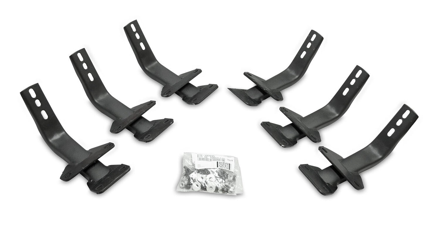 6 Inch OE Xtreme II SideSteps With Mounting Bracket Kit Polished Stainless Steel 2015-2026 Ford F-150/ F-250/F-350 Standard Cab Go Rhino