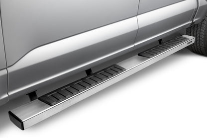 6 Inch OE Xtreme II SideSteps With Mounting Bracket Kit Polished Stainless Steel 2015-2026 Ford F-150/ F-250/F-350 Crew Cab Go Rhino-1