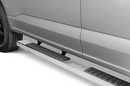 6 Inch OE Xtreme II SideSteps With Mounting Bracket Kit Polished Stainless Steel 2015-2026 Ford F-150/ F-250/F-350 Crew Cab Go Rhino-8