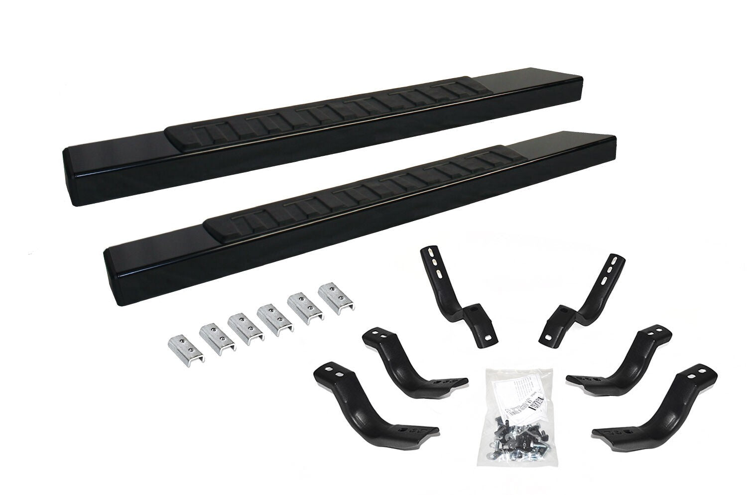 6 Inch OE Xtreme II SideSteps With Mounting Bracket Kit Textured Black 1999-2016 Ford F-250/F-350 Standard Cab Go Rhino