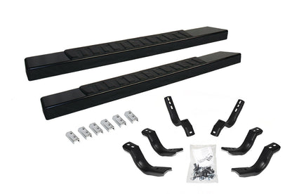 6 Inch OE Xtreme II SideSteps With Mounting Bracket Kit Textured Black 1999-2016 Ford F-250/F-350 Standard Cab Go Rhino