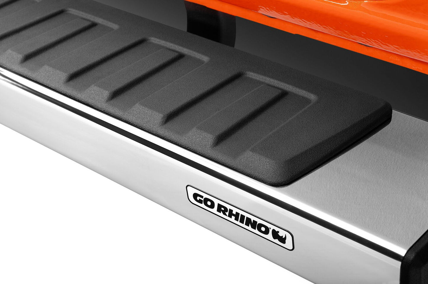 6 Inch OE Xtreme II Side Steps with Mounting Brackets Kit Polished Stainless Steel 2024-2026 Toyota Tacoma Go Rhino-1