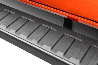 6 Inch OE Xtreme II Side Steps with Mounting Brackets Kit Textured Black 2024-2026 Toyota Tacoma Go Rhino-1