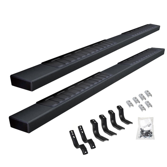 6 Inch OE Xtreme II SideSteps With Mounting Bracket Kit Textured Black 2022-2026 Toyota Tundra Go Rhino