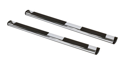 6 Inch OE Xtreme Composite SideSteps Kit 80in Long Chrome + 3 Brackets Per Side Chrome 2007-2013 Silverado/Sierra 1500 Go Rhino