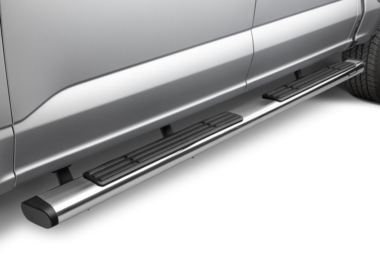 6 Inch OE Xtreme SideSteps With Mounting Bracket Kit Polished Stainless Steel 2015-2026 Ford F-150/ F-250/F-350 Crew Cab Go Rhino-3