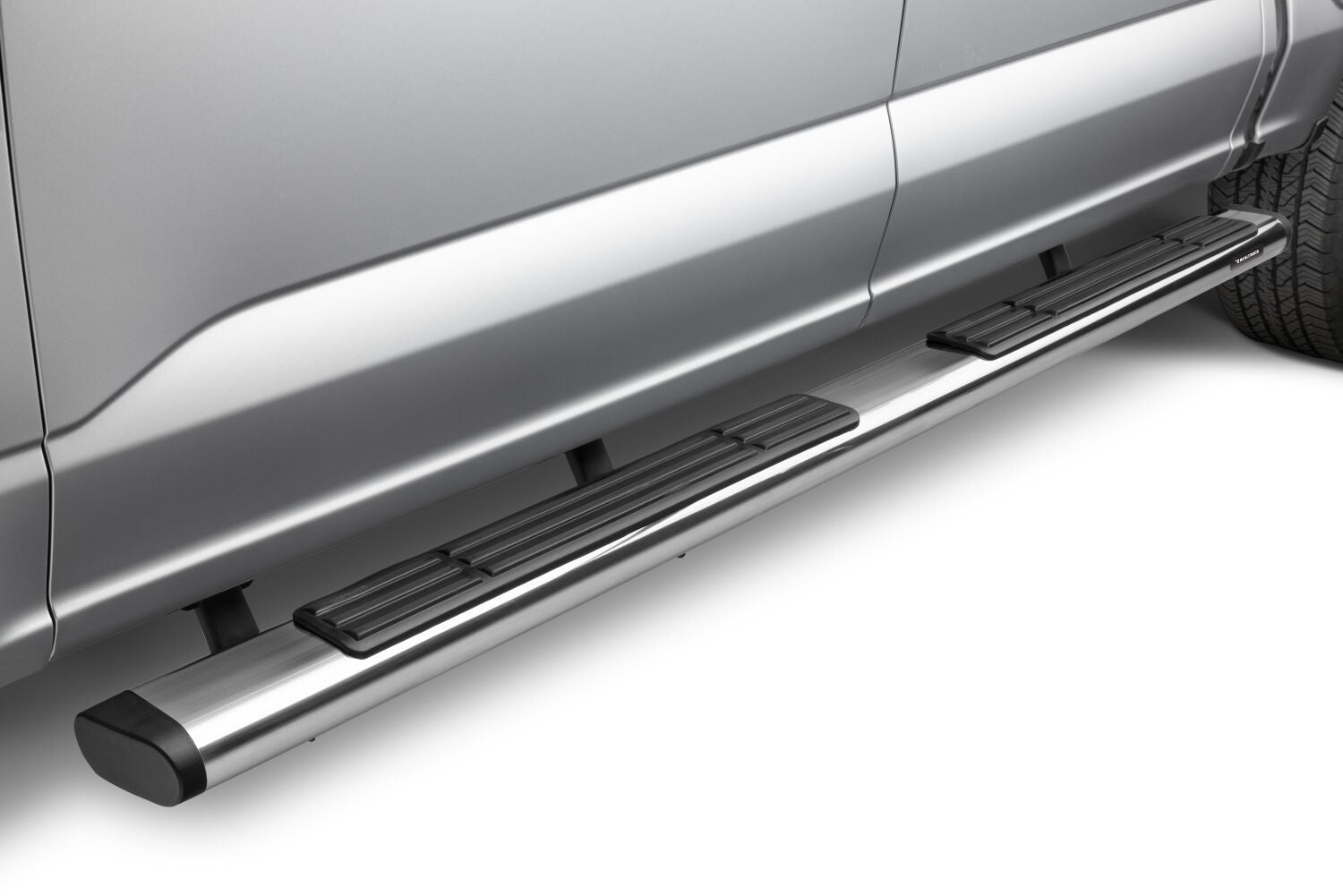 6 Inch OE Xtreme SideSteps With Mounting Bracket Kit Polished Stainless Steel 2015-2026 Ford F-150/ F-250/F-350 Crew Cab Go Rhino-3