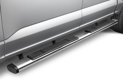 6 Inch OE Xtreme SideSteps With Mounting Bracket Kit Polished Stainless Steel 2015-2026 Ford F-150/ F-250/F-350 Crew Cab Go Rhino-3