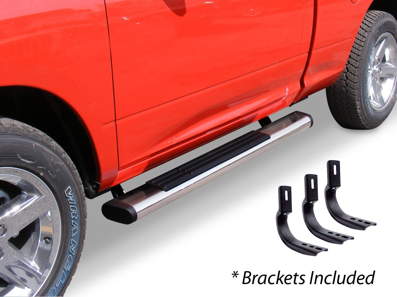 6 Inch OE Xtreme SideSteps With Mounting Bracket Kit Polished Stainless Steel 1999-2016 Ford F-250/F-350 Go Rhino-5
