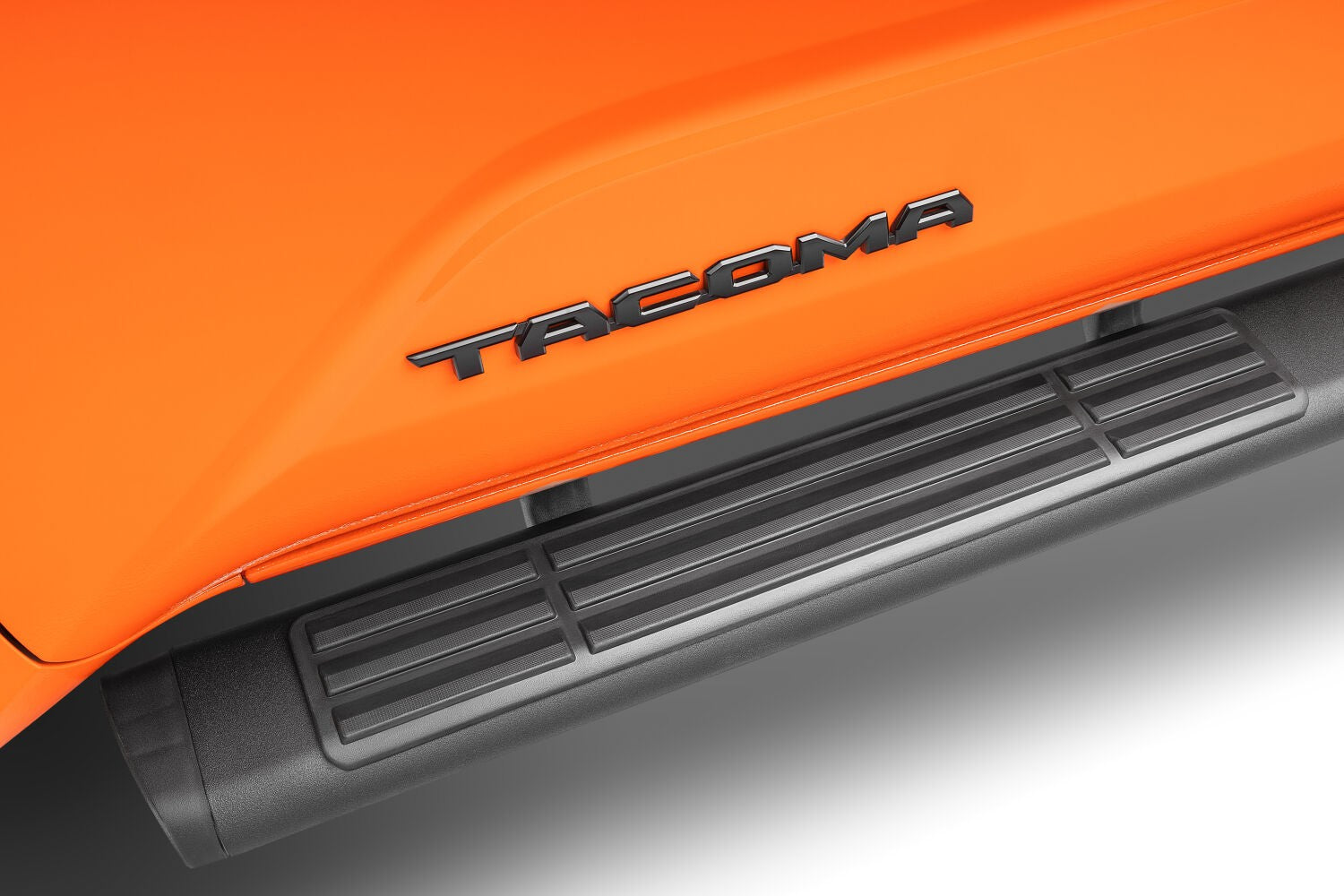 6 Inch OE Xtreme Side Steps with Mounting Brackets Kit Textured 2024-2026 Toyota Tacoma Go Rhino-2
