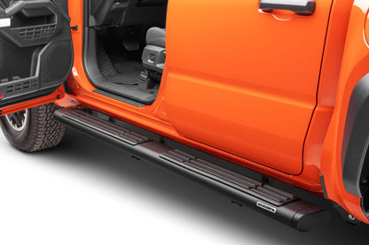 6 Inch OE Xtreme Side Steps with Mounting Brackets Kit Textured 2024-2026 Toyota Tacoma Go Rhino-3