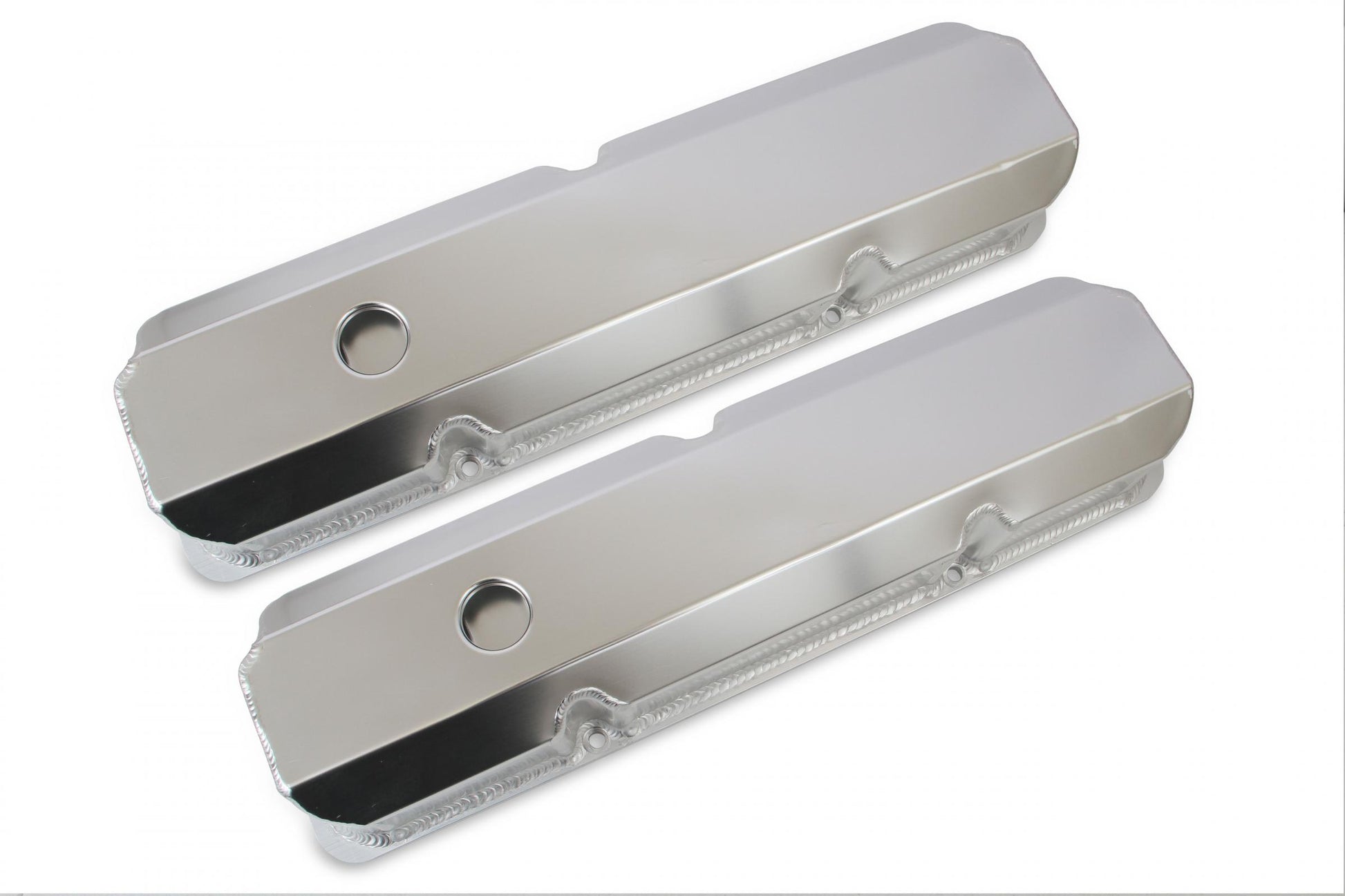 Fabricated Aluminum Valve Covers Silver Finish Fits 1958-1976 Ford 332-428 FE Engines Mr Gasket-2