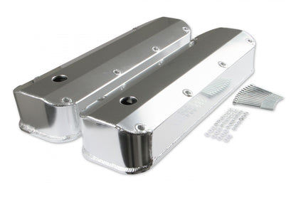 Fabricated Aluminum Valve Covers Silver Finish Fits 1968-1997 429/460 Ford Big Block Mr Gasket
