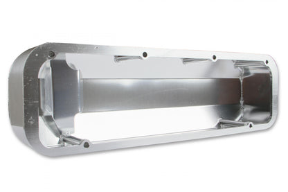 Fabricated Aluminum Valve Covers Silver Finish Fits 1968-1997 429/460 Ford Big Block Mr Gasket-1