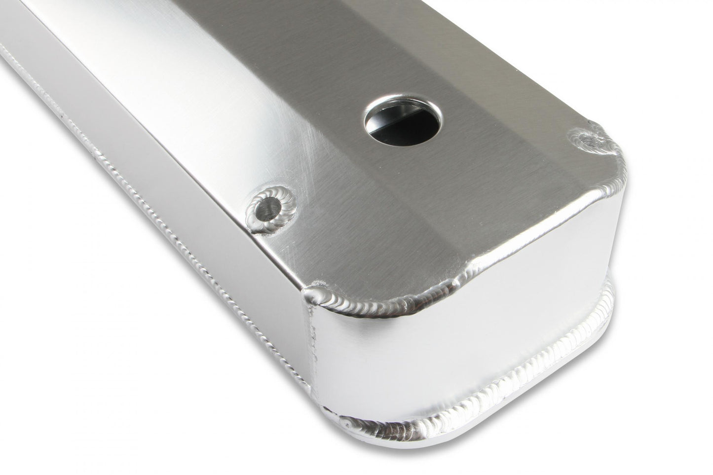 Fabricated Aluminum Valve Covers Silver Finish Fits 1968-1997 429/460 Ford Big Block Mr Gasket-2