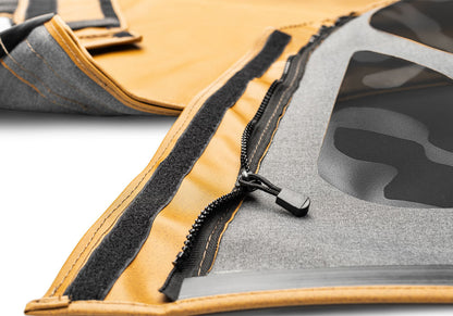 Complete Soft Top with Frame & Hardware for 1997-2006 Jeep Wrangler TJ, Spice Denim Rampage-1