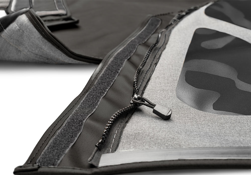 Complete Soft Top Tinted Window with Frame & Hardware for 1997-2006 Jeep Wrangler TJ Rampage-8