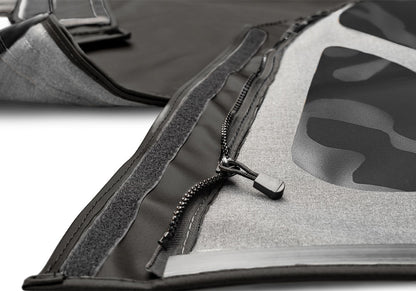 Complete Soft Top Tinted Window with Frame & Hardware for 1997-2006 Jeep Wrangler TJ Rampage-8