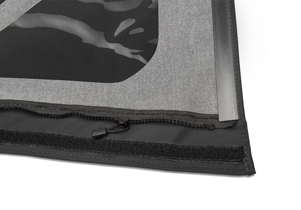 Complete Soft Top Tinted Window with Frame & Hardware for 1997-2006 Jeep Wrangler TJ Rampage-9