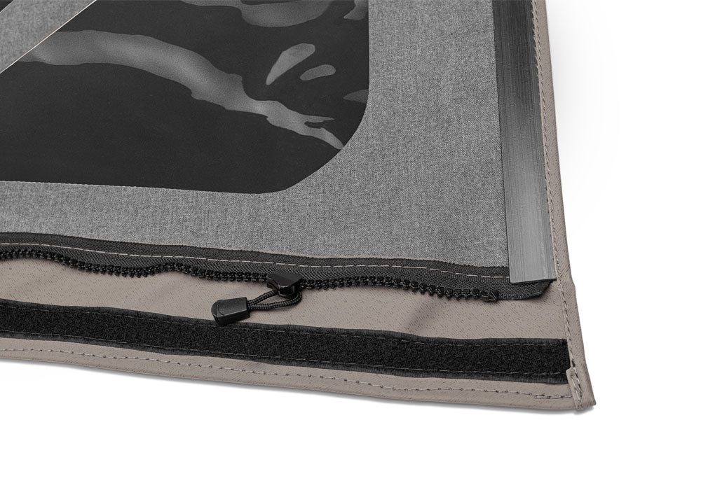 Complete Soft Top Tinted Window with Frame & Hardware for 1997-2006 Jeep Wrangler TJ Rampage-2